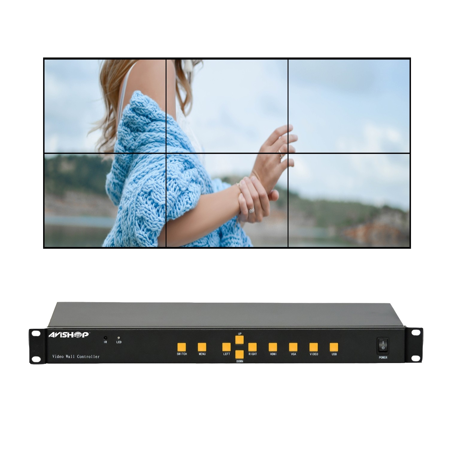 AVI HDMI 2x3 wall - HDMI Matrix - All Products - AVI Houston,